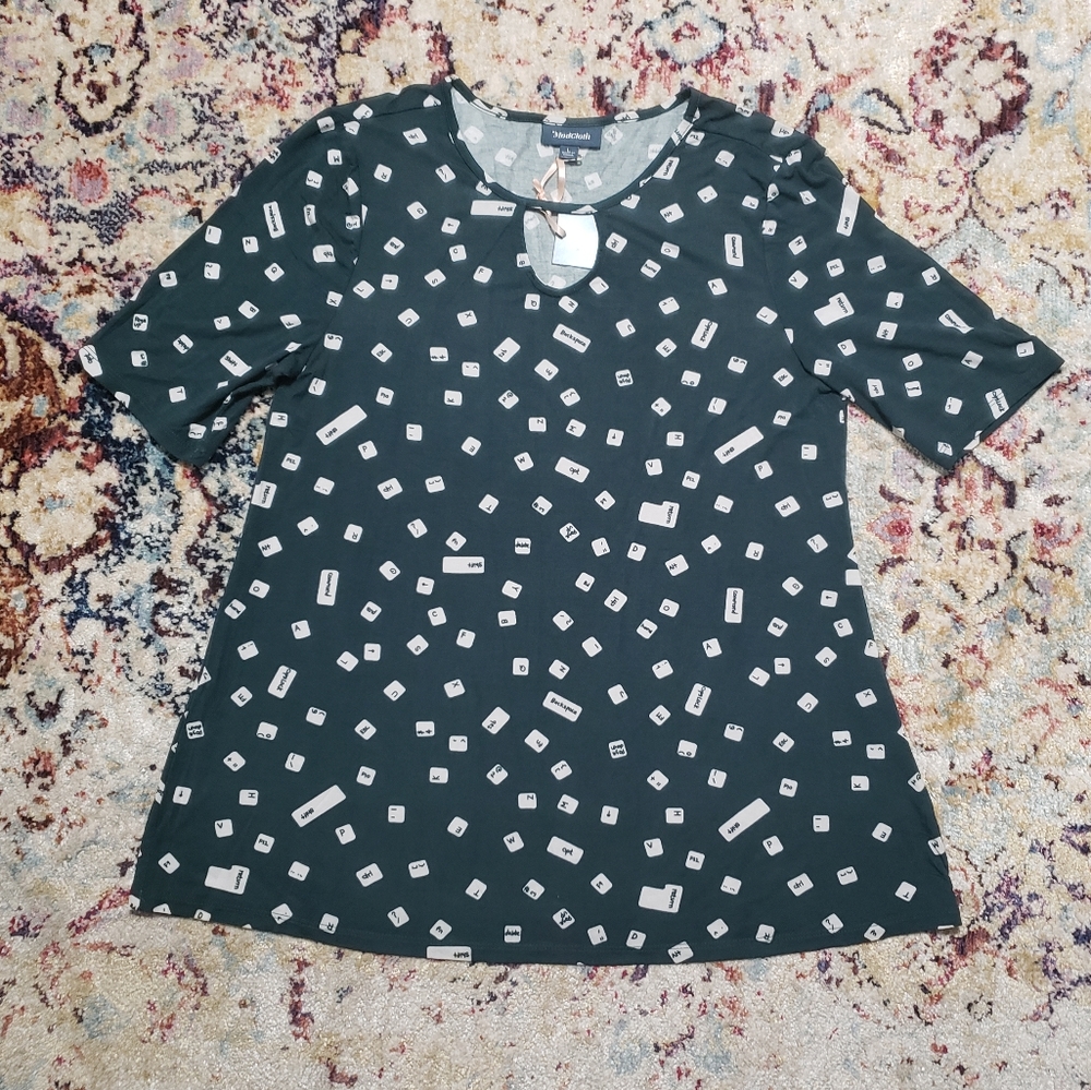 Modcloth Keyboard Key Graphic T-Shirt